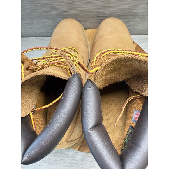 Timberland Waterproof Work Boots Tan Nubuck Size 13 Men’s main image 8